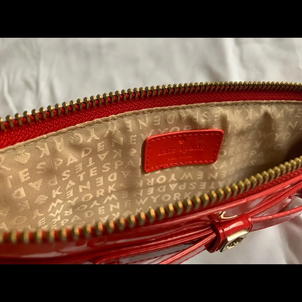 Kate Spade Red Wristlet - Picture 3 of 7
